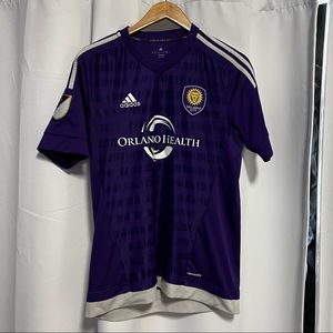 Adidas MLS Soccer Jersey Orlando City Purple Mens Medium